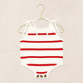 Knit Tank Onesie - Red Stripe