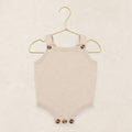 Knit Tank Onesie - Tan Overall