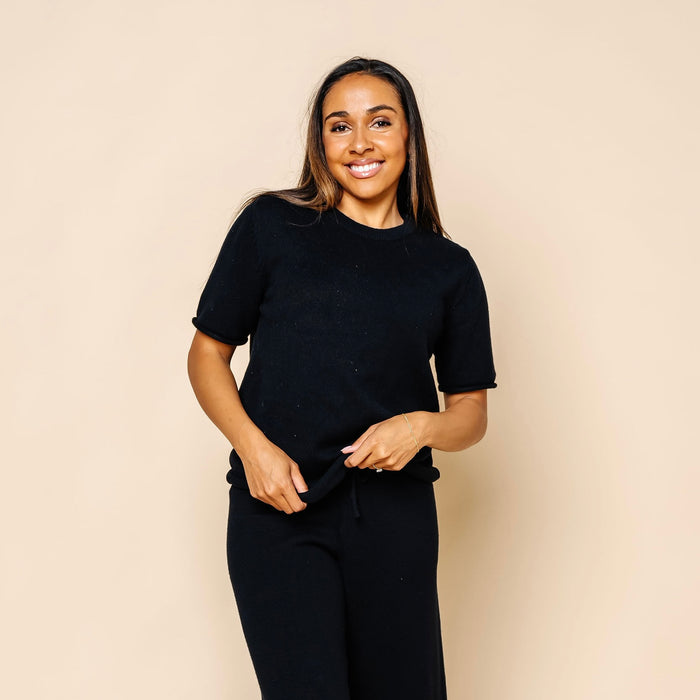Knit Women's Short Sleeve Tee