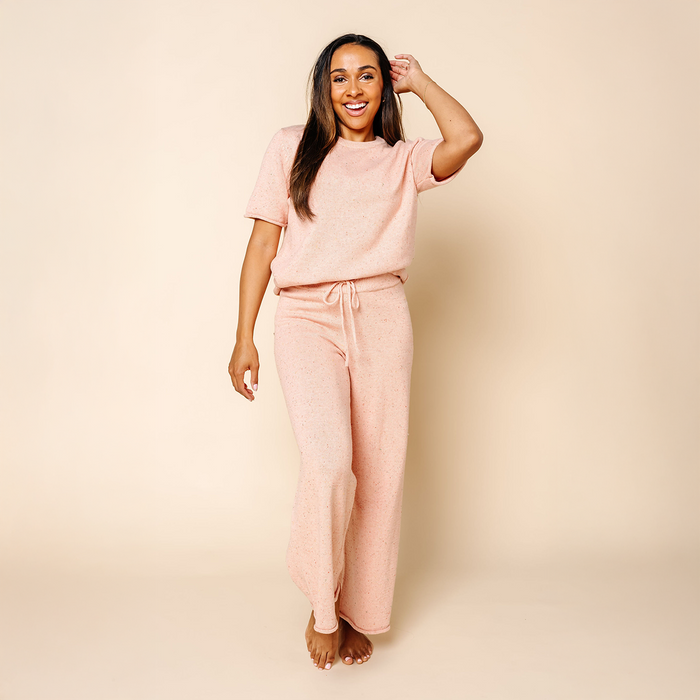 Knit Women's Wide Leg Pants