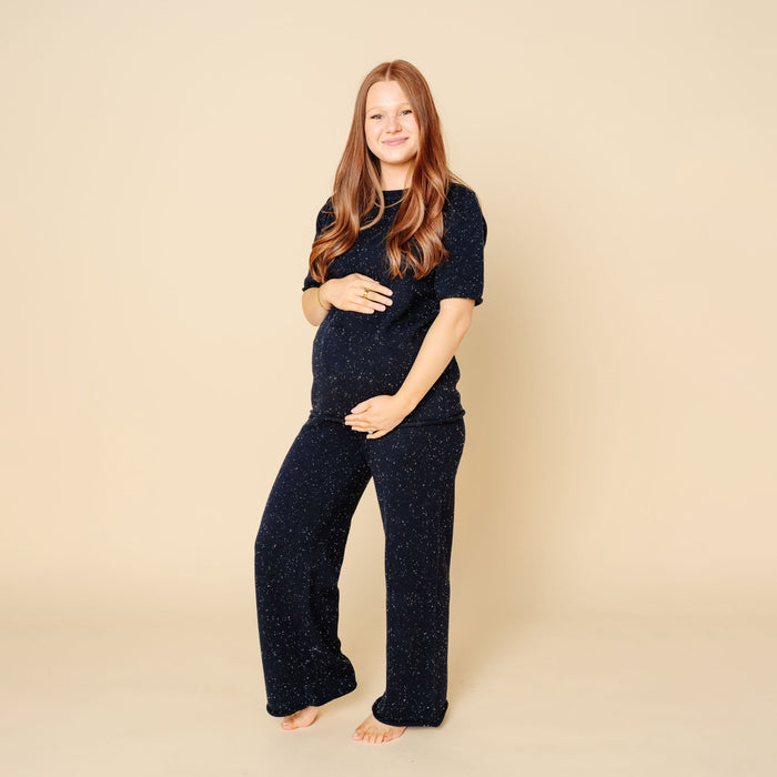 Knit Women's Wide Leg Pants