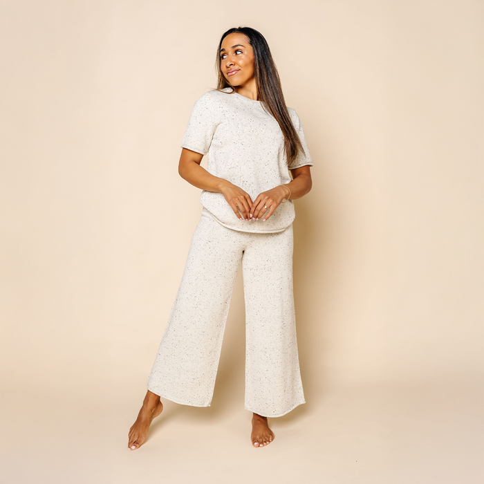 Knit Women's Wide Leg Pants