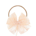 Lace Bow - Ballet Slipper Headband
