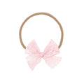 Lace Bow - Candy Pink Headband