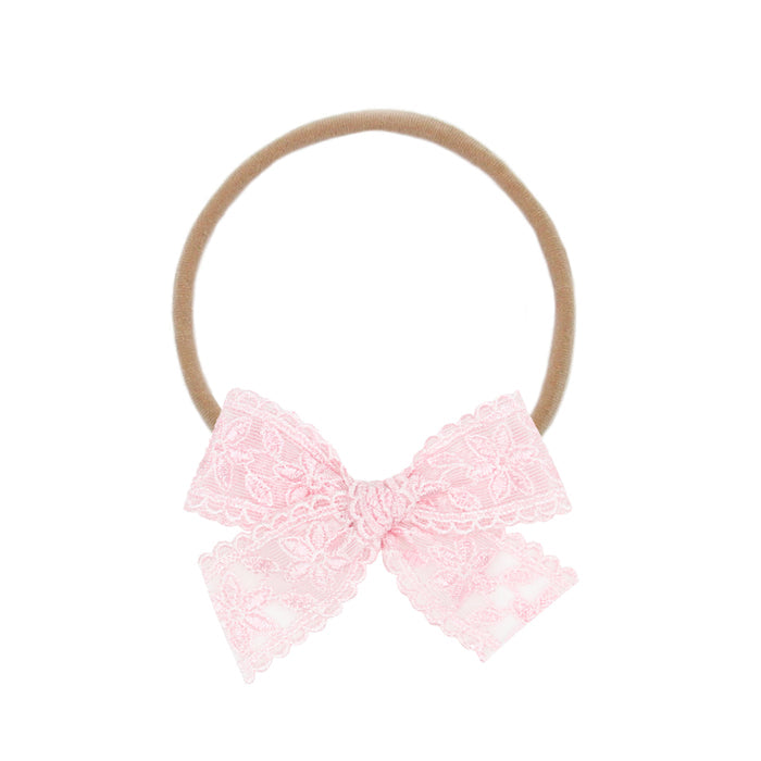 Lace Bow - Headband