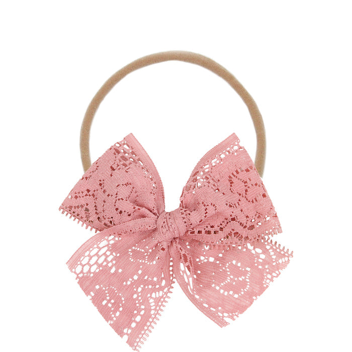 Lace Bow - Headband