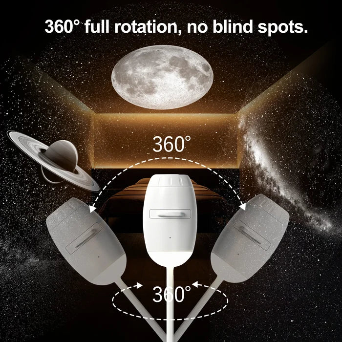 Lámpara Proyector de Galaxia USB - Luz Nocturna