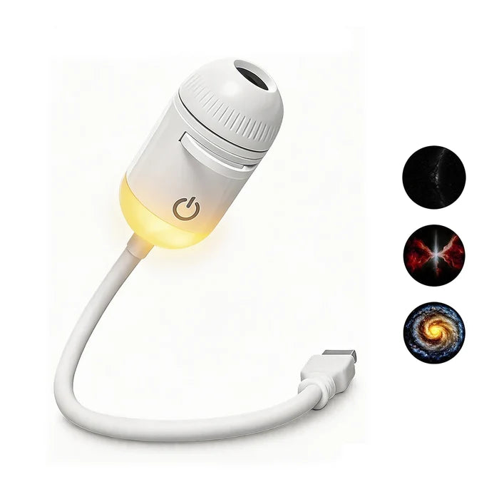 Lámpara Proyector de Galaxia USB - Luz Nocturna
