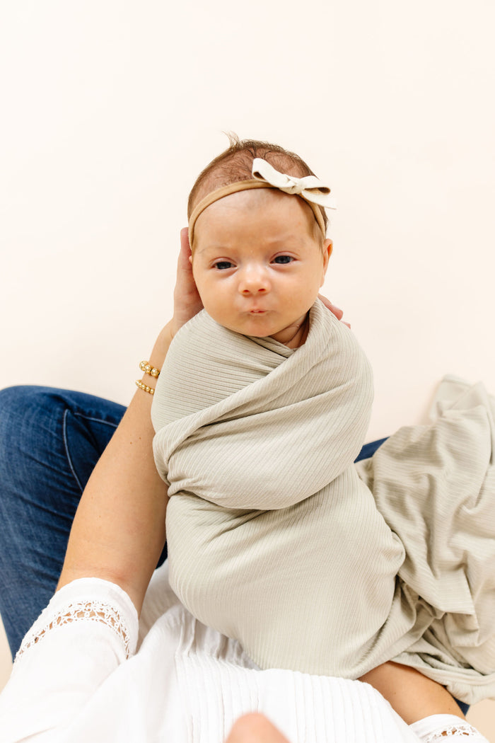 Leather - Ivory Bow