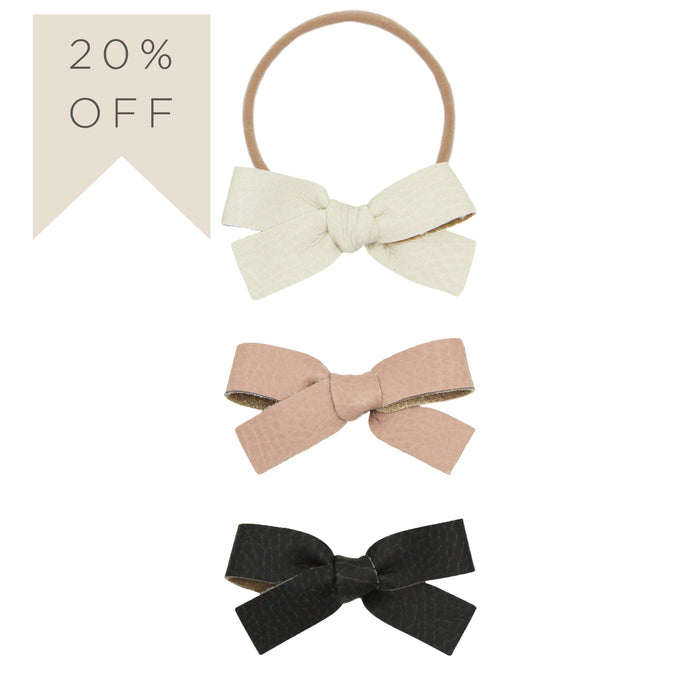 Leather Bows