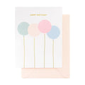 Letterpress Printed Birthday Greeting Card