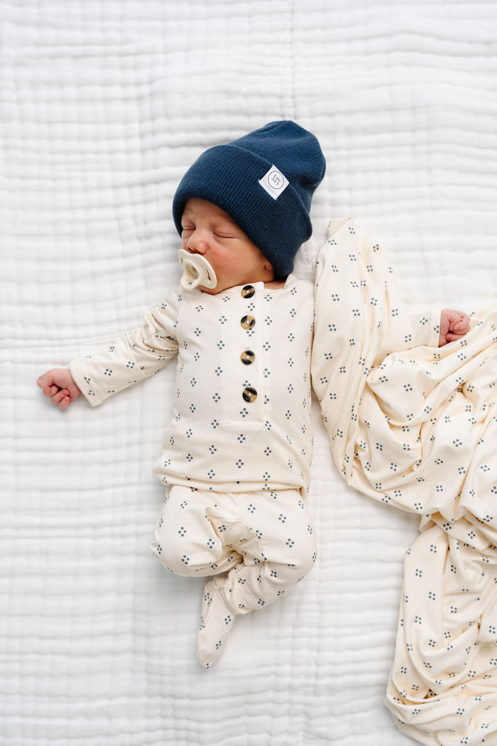 Louie Newborn Hat Bundle (Top + Bottom)