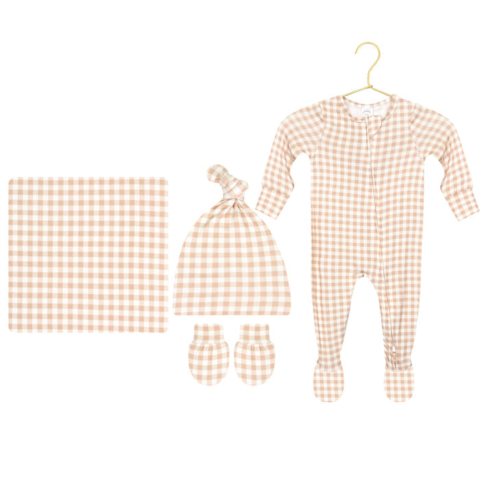Milo Newborn Hat Bundle + Zipper Footie