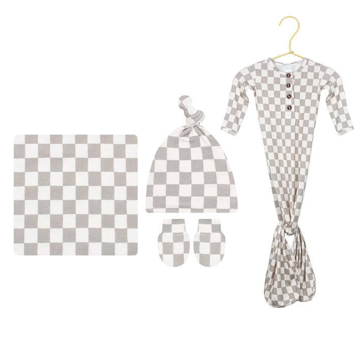 Palmer Newborn Hat Bundle + Knotted Gown