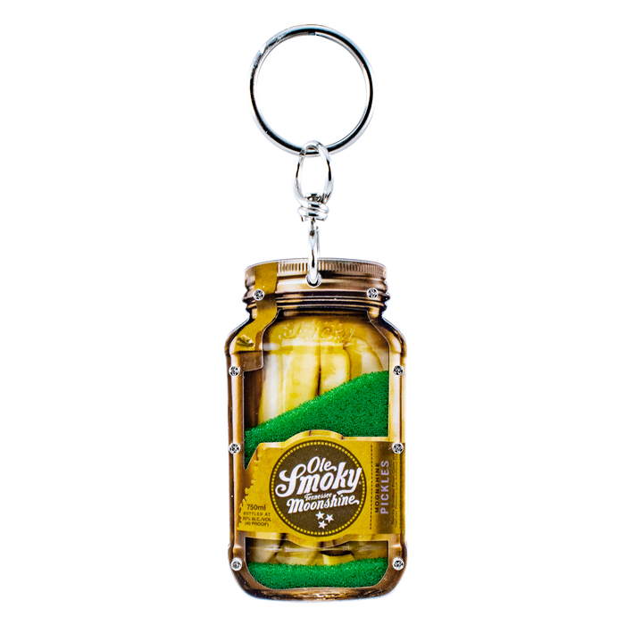 PICKLES JAR FLOATER KEYCHAIN