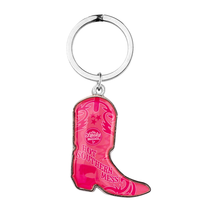 PINK BOOT KEYCHAIN