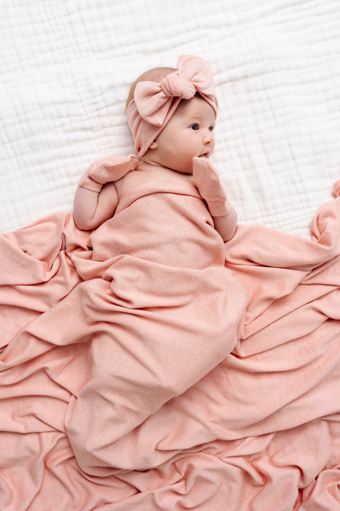 Piper Plush Knit Swaddle Blanket