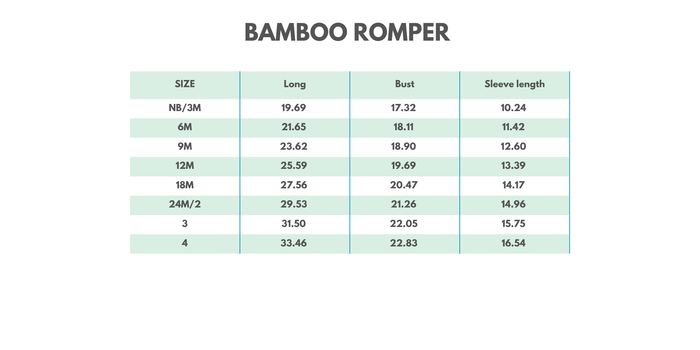Red character bamboo zipper romper
