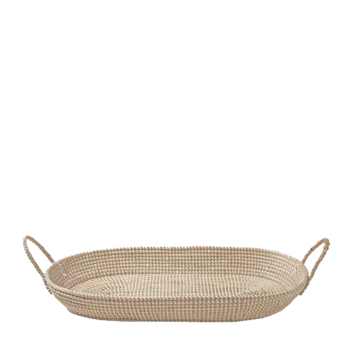 Reva Seagrass Changing Basket - Natural