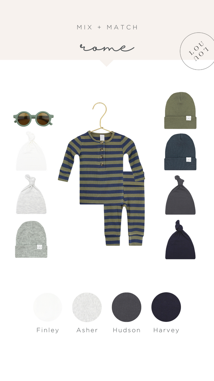 Rome Ribbed Bubble Romper