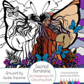 Sacred Feminine : An Indigenous Art Colouring Book. Series: Coloring Books by Jackie Traverse.