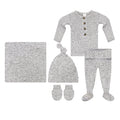 Sam Plush Knit Newborn Hat Bundle + Top + Bottoms