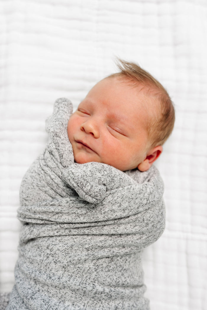 Sam Plush Knit Newborn Hat Bundle + Top + Bottoms