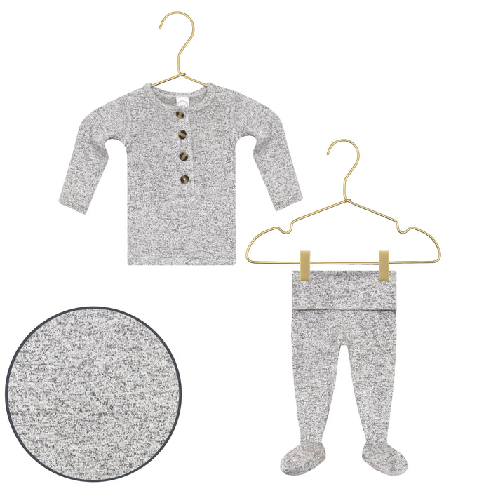 Sam Plush Knit Top + Bottoms