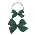 Satin Bow - Evergreen