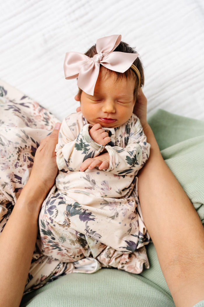 Satin Bow - Primrose