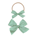 Satin Bow - Sage