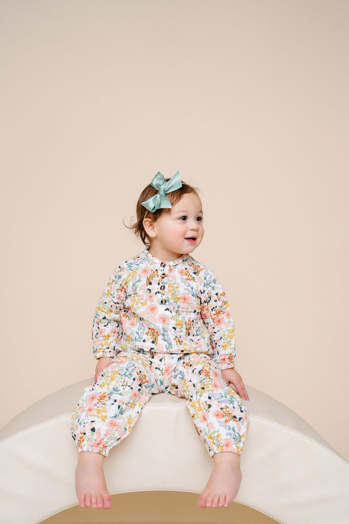 Satin Bow - Sage