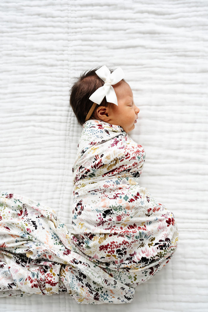 Satin Bow - White