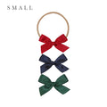 Satin Bow 3 Pack: Midnight Blue
