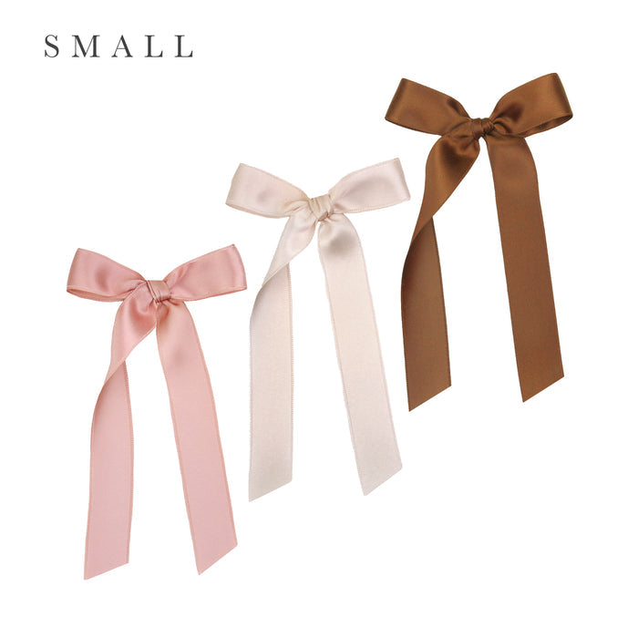 Satin Bow 3 Pack: Primrose Sash Clips