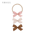 Satin Bow 3 Pack: Primrose