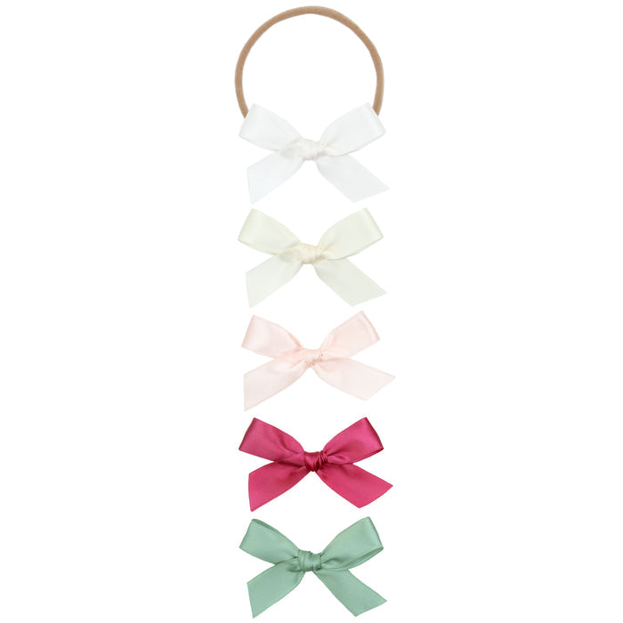 Satin Bow 5 Pack - Headband