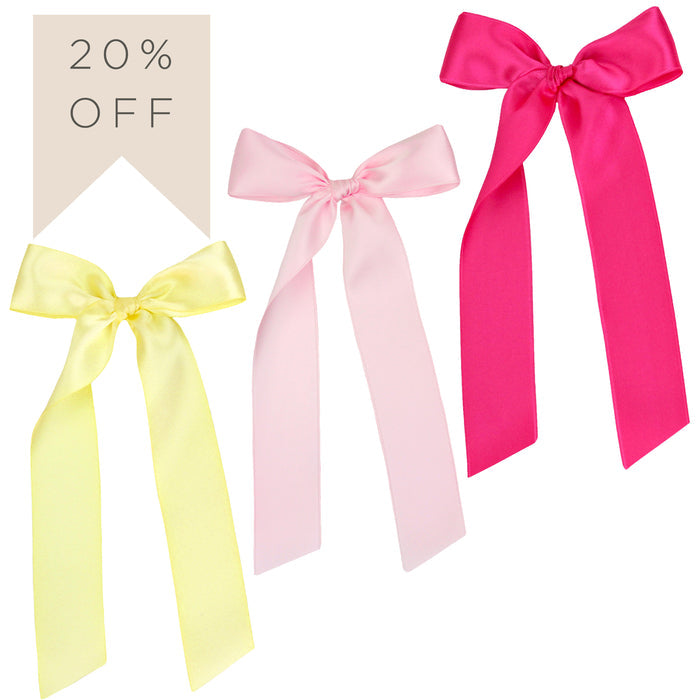 Satin Bows - Sash