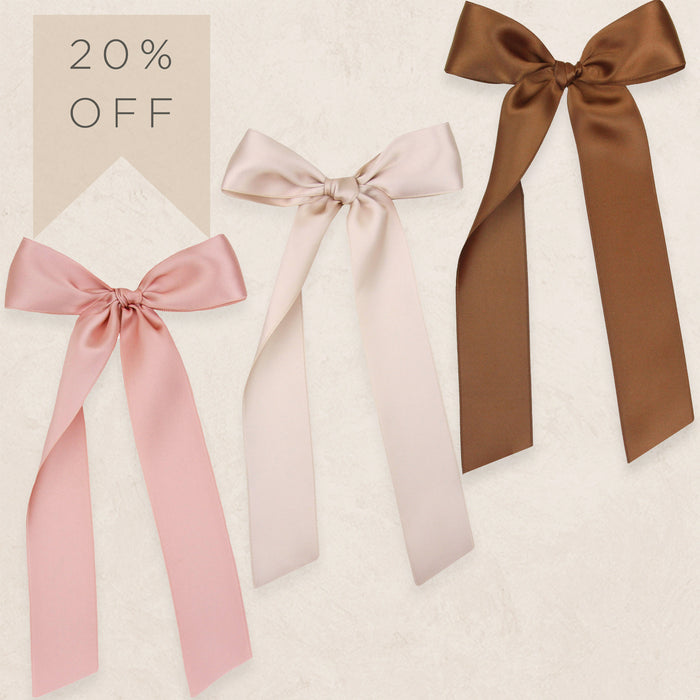 Satin Bows - Sash
