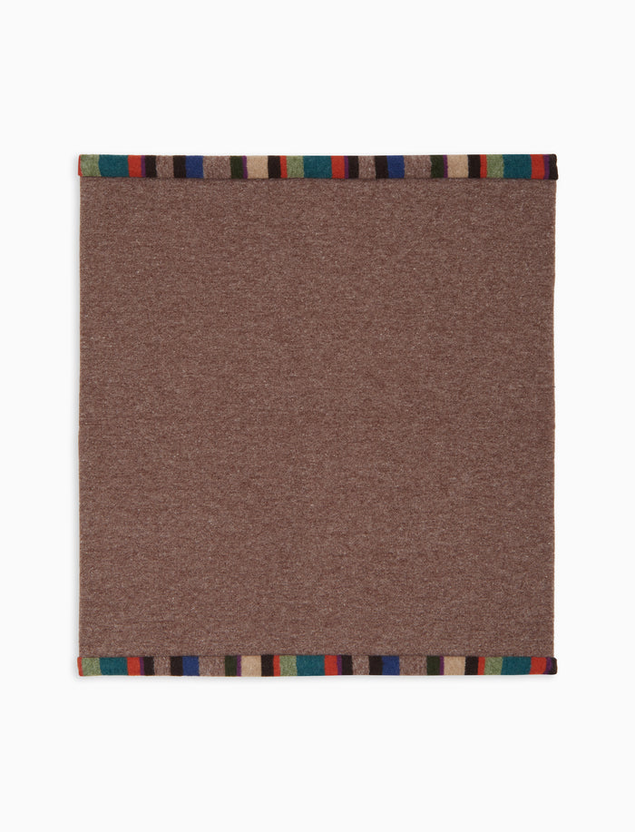 Scaldacollo donna pile beige tinta unita - Gallo 1927 - Official Online Shop