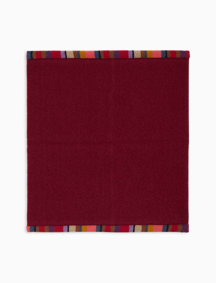 Scaldacollo donna pile bordò tinta unita - Gallo 1927 - Official Online Shop