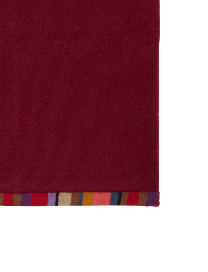 Scaldacollo donna pile bordò tinta unita - Gallo 1927 - Official Online Shop