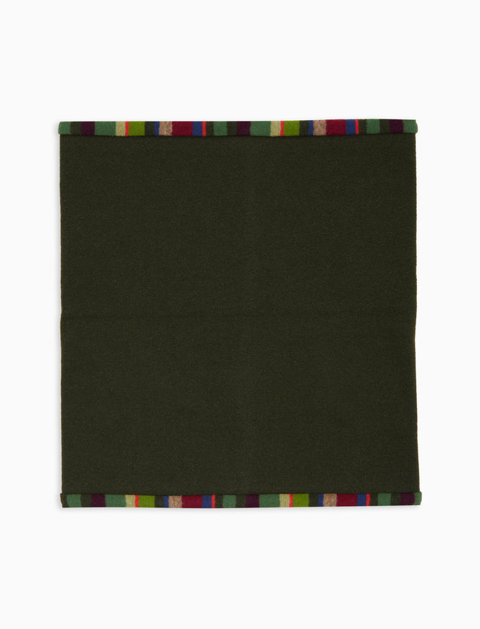 Scaldacollo donna pile verde tinta unita - Gallo 1927 - Official Online Shop