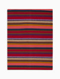 Scaldacollo multiuso unisex pile bordò righe multicolor - Gallo 1927 - Official Online Shop