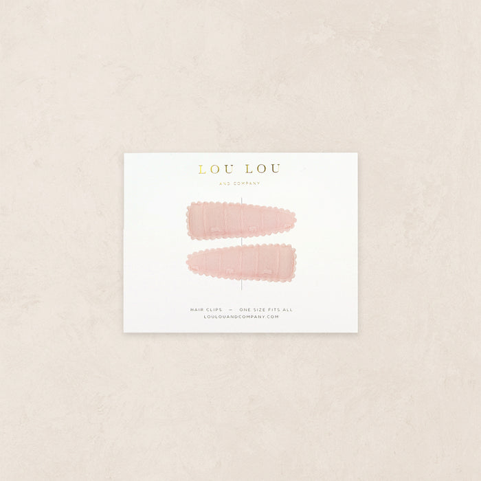 Scallop Snap Pack - Pink Swiss Dot