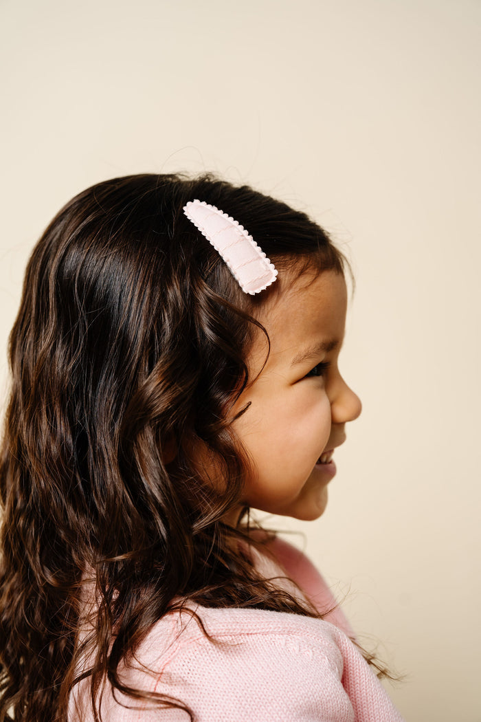 Scallop Snap Pack - Pink Swiss Dot