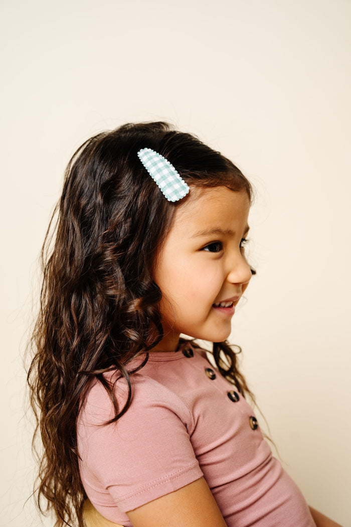 Scallop Snap Pack - Poppy Gingham