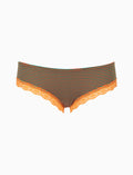 Slip brasiliana intimo donna cotone verde righe windsor - Gallo 1927 - Official Online Shop