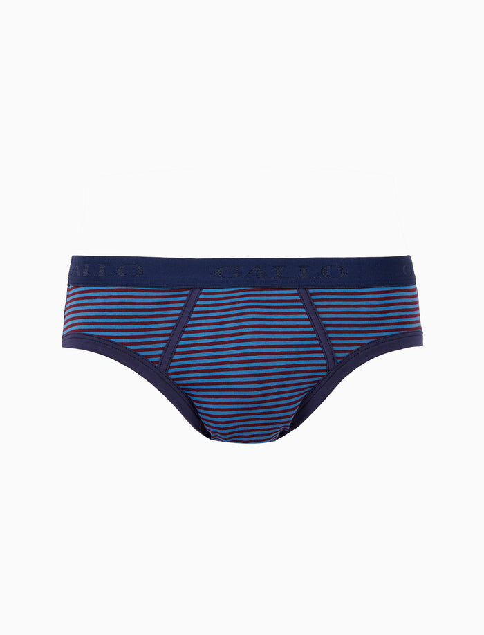 Slip intimo uomo cotone righe windsor viola