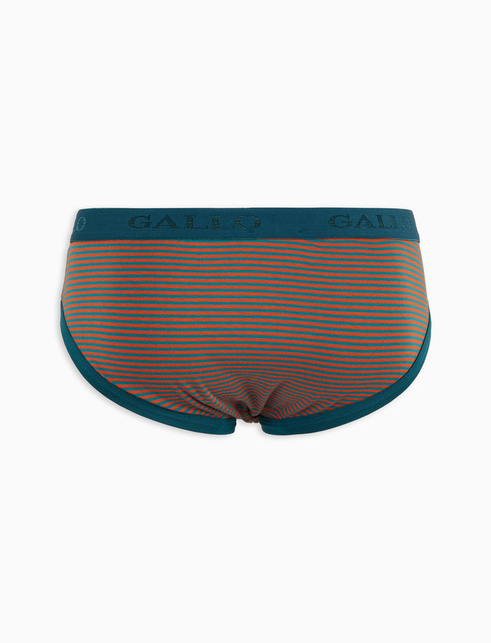 Slip intimo uomo cotone verde righe windsor - Gallo 1927 - Official Online Shop